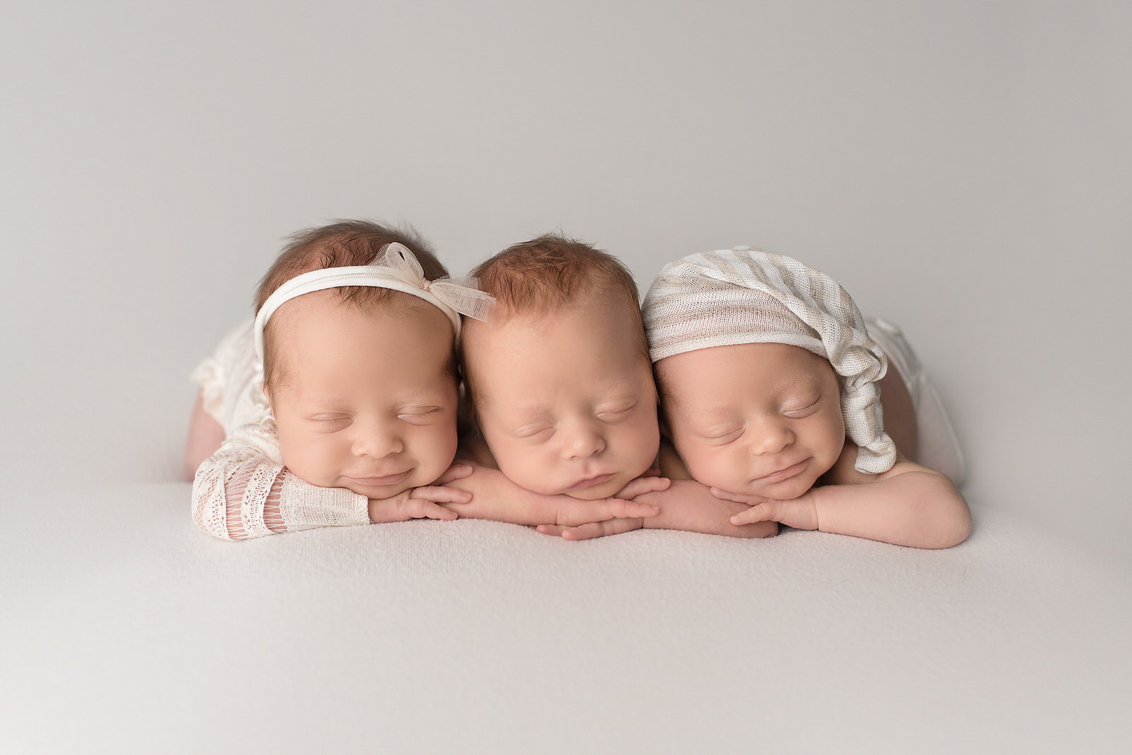 Tulsa newborn Multiples photography